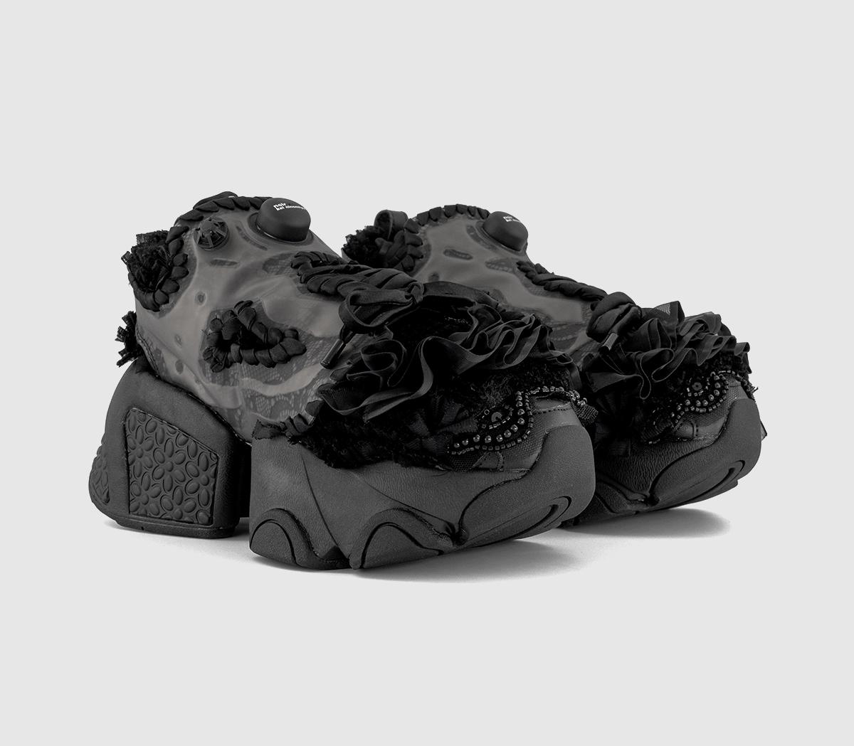 Comme Des GarconsCDG Noir Kei Ninomiya X Instapump Fury ShoesYuki Black
