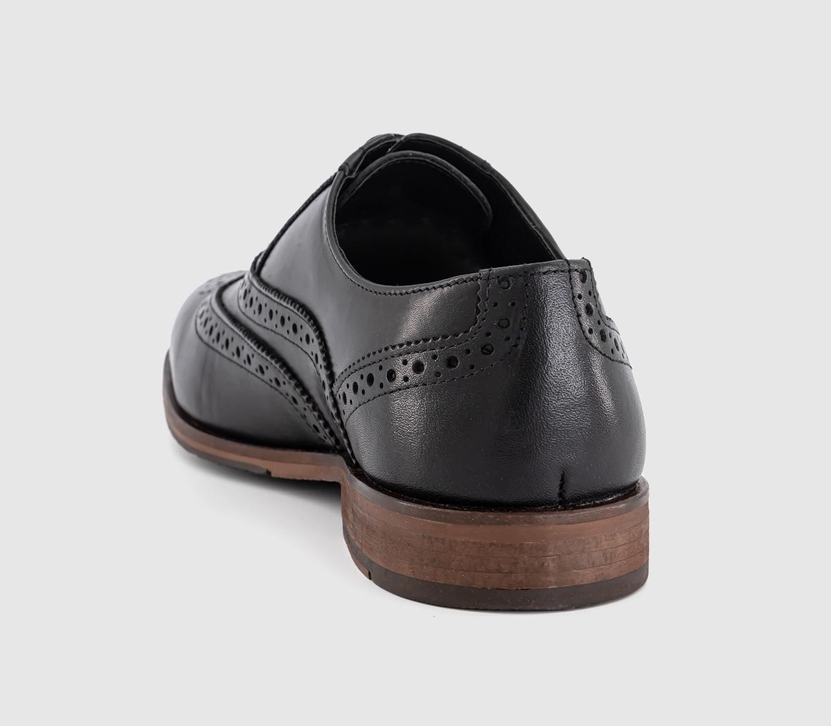 OFFICEMilroy Leather Oxford Brogues OFFICEMilroy Leather Oxford BroguesBlack