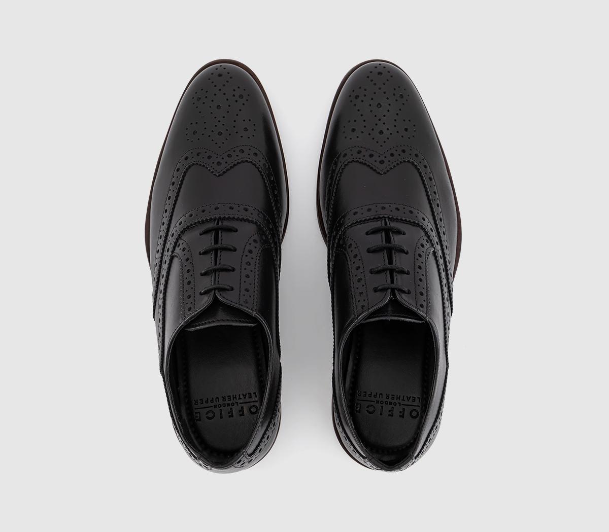 OFFICEMilroy Leather Oxford Brogues OFFICEMilroy Leather Oxford BroguesBlack