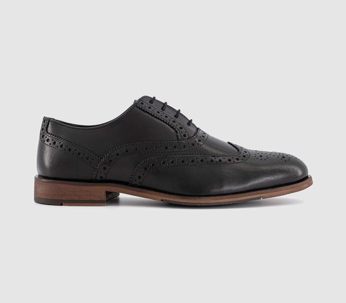 OFFICEMilroy Leather Oxford Brogues OFFICEMilroy Leather Oxford BroguesBlack