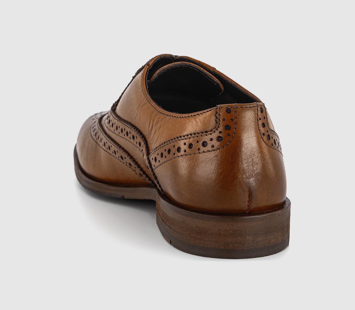 OFFICEMilroy Leather Oxford Brogues OFFICEMilroy Leather Oxford BroguesTan