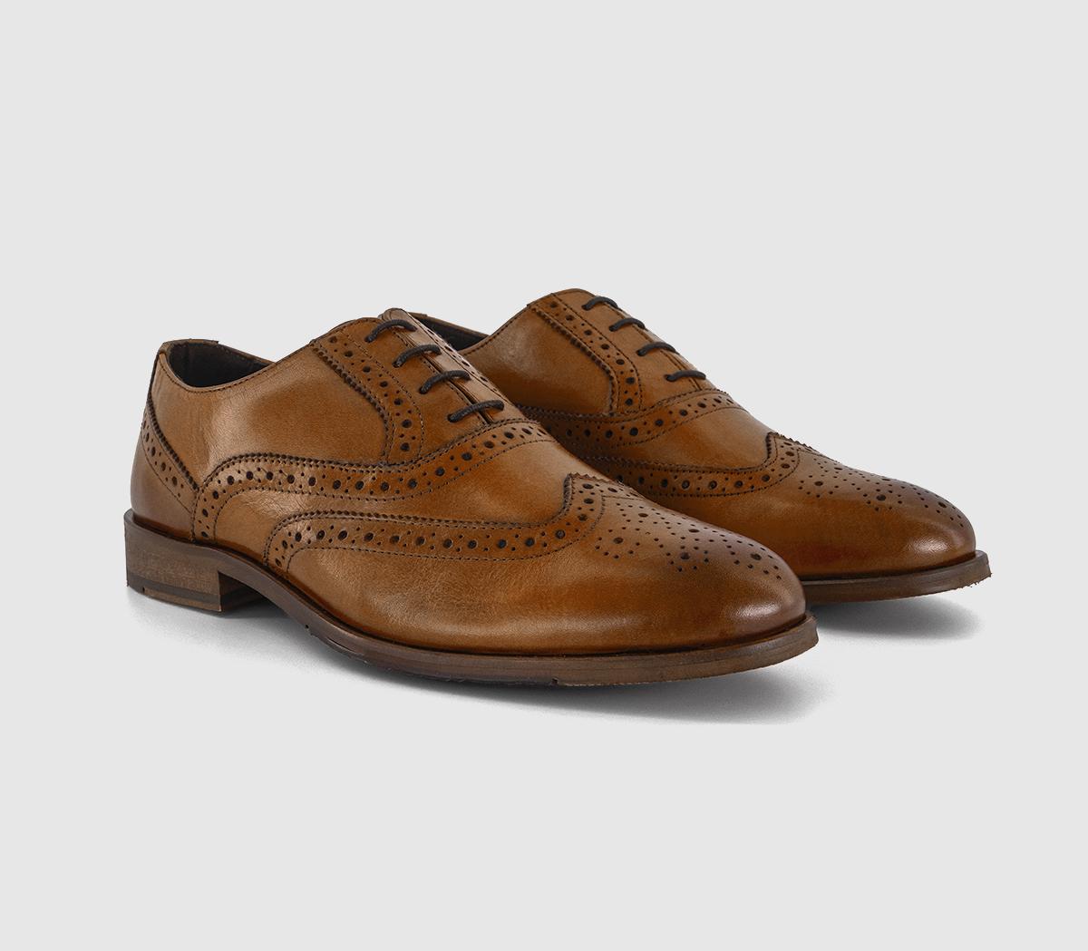 OFFICEMilroy Leather Oxford Brogues OFFICEMilroy Leather Oxford BroguesTan