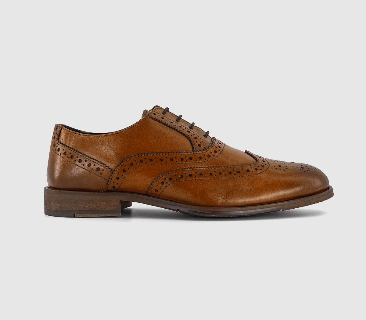 OFFICEMilroy Leather Oxford Brogues OFFICEMilroy Leather Oxford BroguesTan