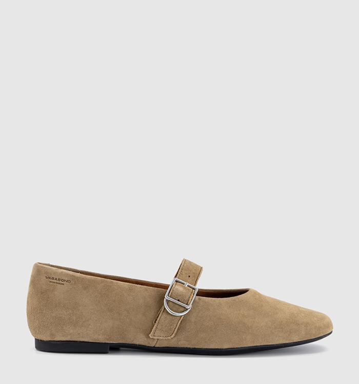 Vagabond Shoemakers Jolin Mary Janes Nougat Suede