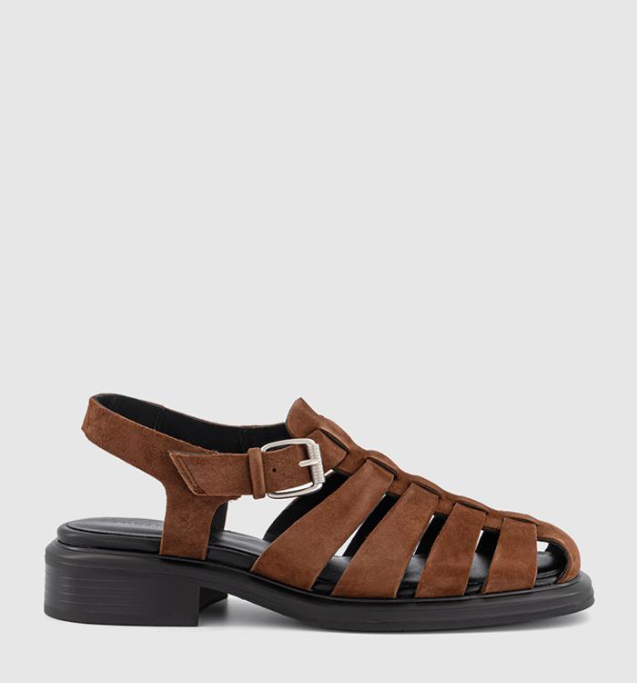 Vagabond Shoemakers Ellis Sandals Cocoa Brown