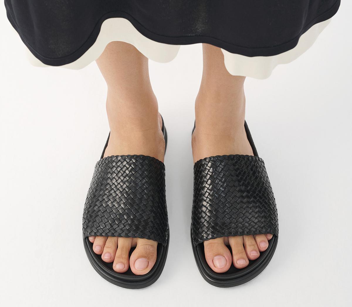 Vagabond ShoemakersEffie Woven Slides Vagabond ShoemakersEffie Woven SlidesBlack