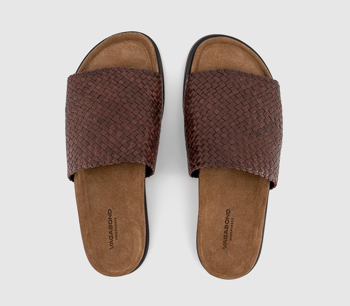 Vagabond ShoemakersEffie Woven Slides Vagabond ShoemakersEffie Woven SlidesChocolate