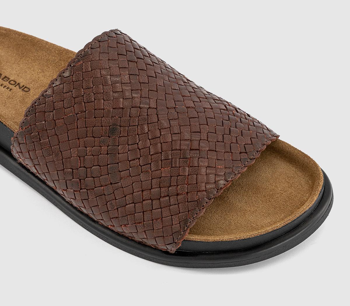 Vagabond ShoemakersEffie Woven Slides Vagabond ShoemakersEffie Woven SlidesChocolate