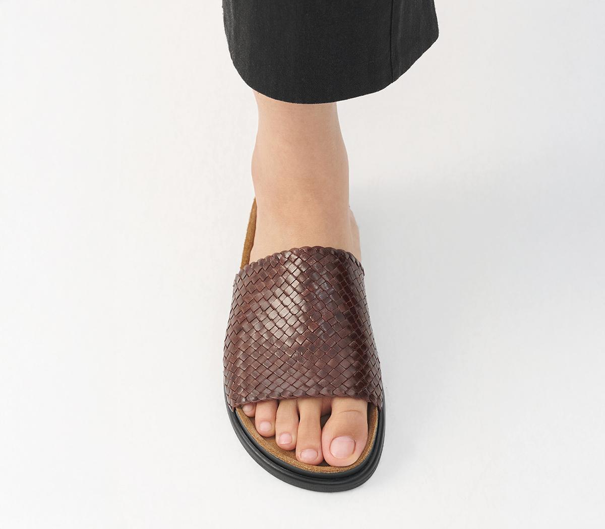 Vagabond ShoemakersEffie Woven Slides Vagabond ShoemakersEffie Woven SlidesChocolate