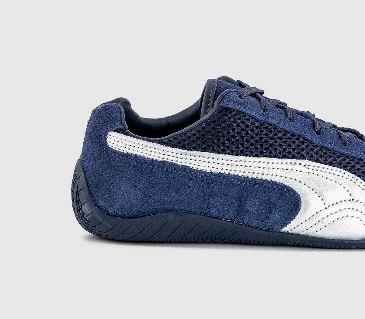 PUMASpeedcat Premium TrainersNavy Matte Silver