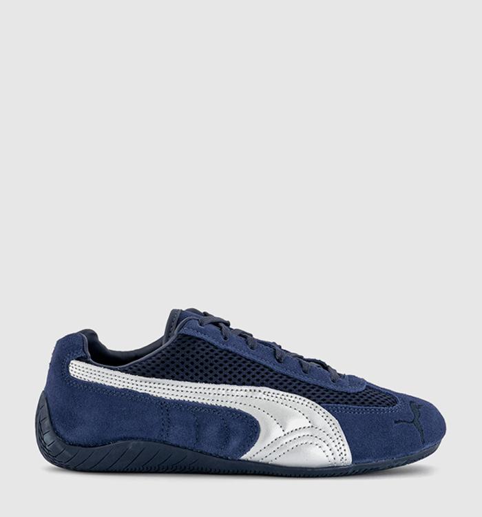 PUMA Speedcat Premium Trainers Navy Matte Silver
