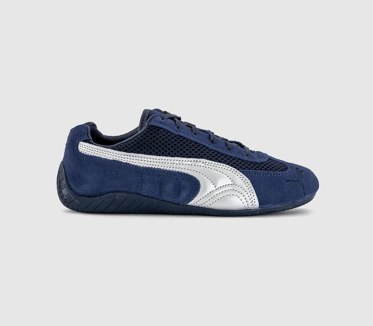 PUMASpeedcat Premium TrainersNavy Matte Silver