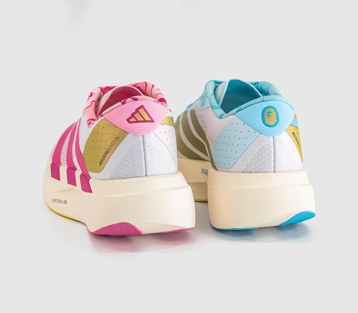 adidasAdizero Evo Sl MBape Away White Pink Blue