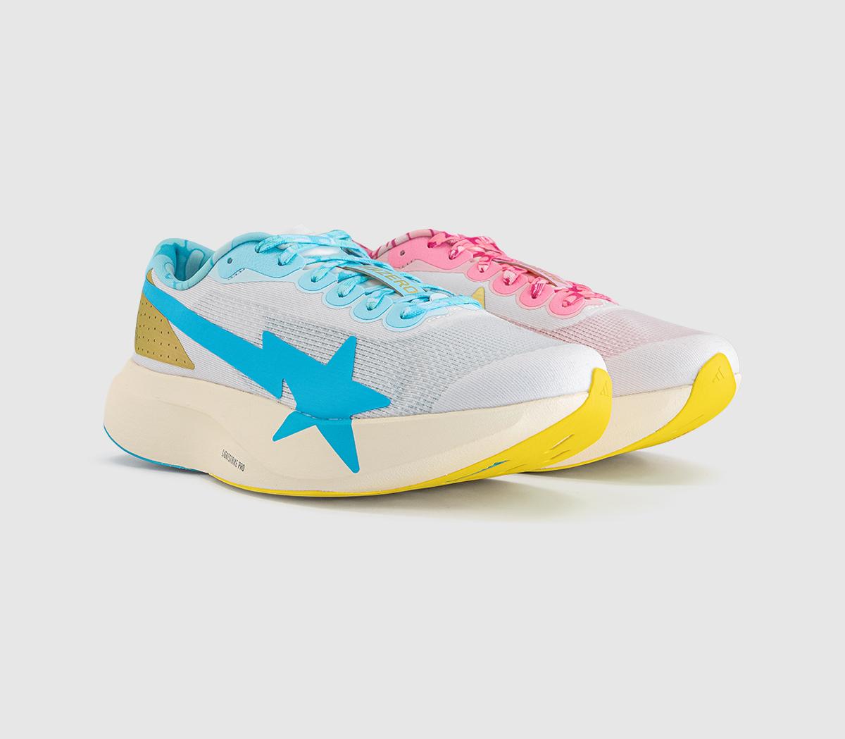 adidasAdizero Evo Sl MBape Away White Pink Blue