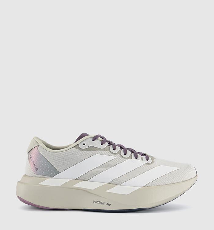 adidas Adizero Evo Sl W Trainers Hermanos Koumori Putty Grey Alumina Shadow Fig