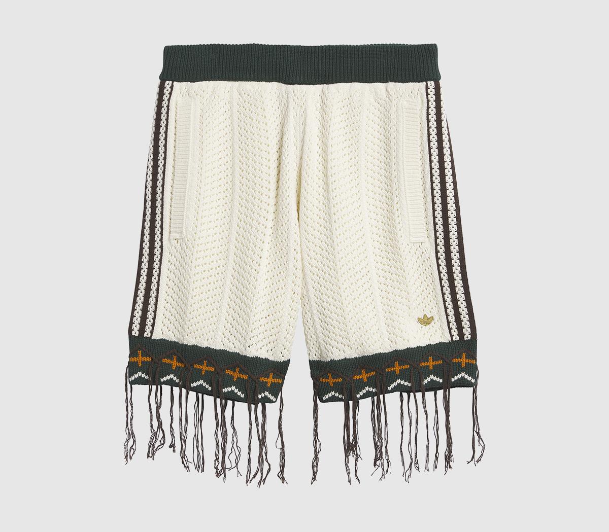 adidasClot Knit ShortCream White