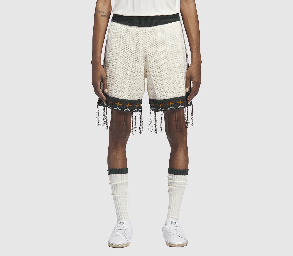 adidasClot Knit ShortCream White