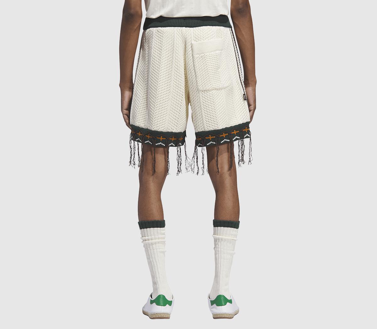 adidasClot Knit ShortCream White