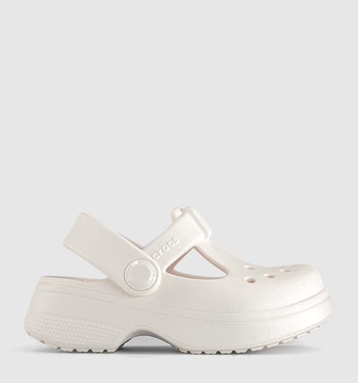 Crocs Classic Mary Jane Clogs Toddler Chalk