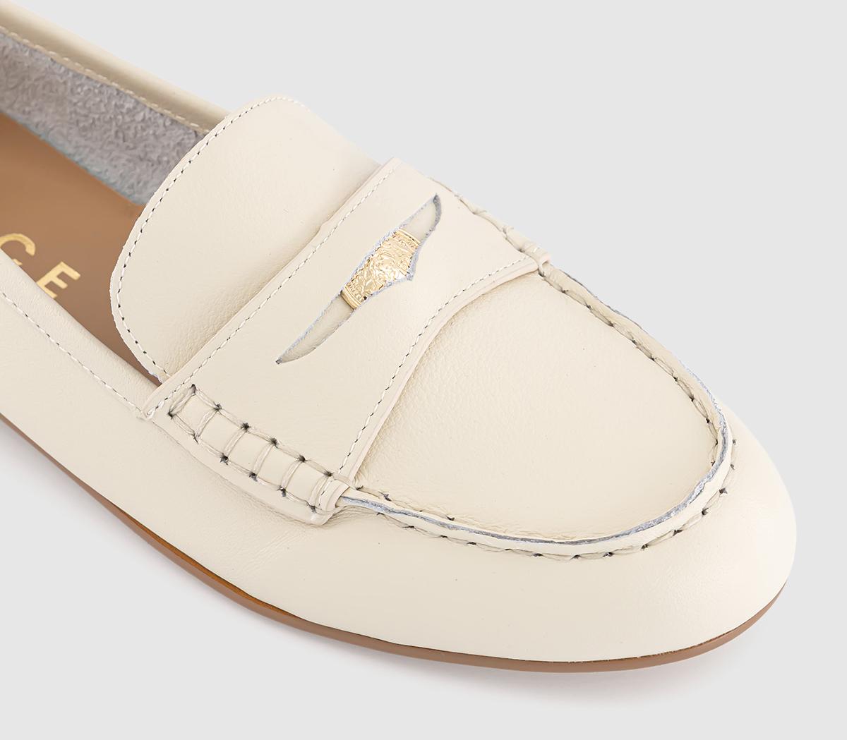 OFFICEFamous Penny Loafers OFFICEFamous Penny LoafersWhite Leather