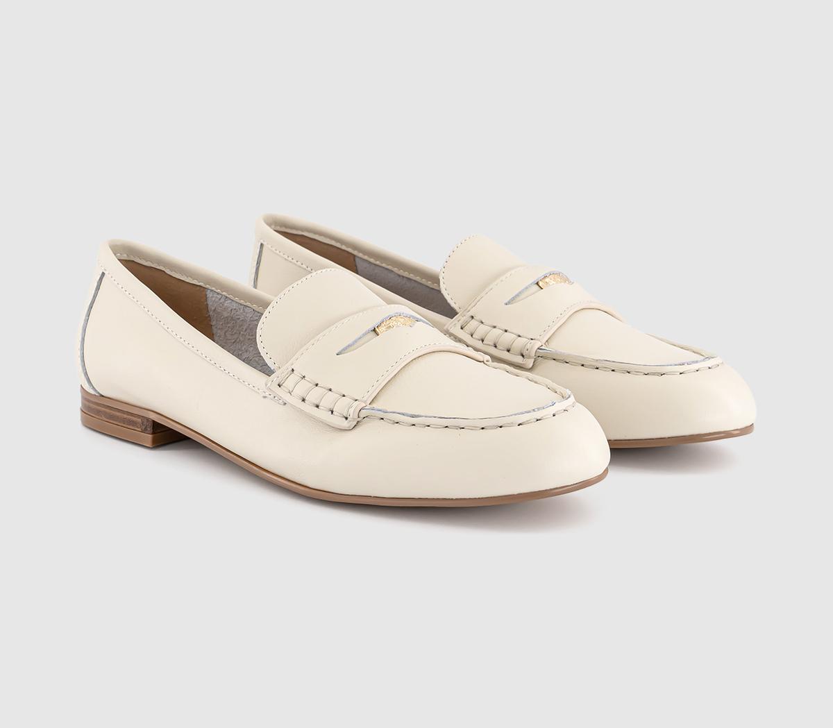 OFFICEFamous Penny Loafers OFFICEFamous Penny LoafersWhite Leather