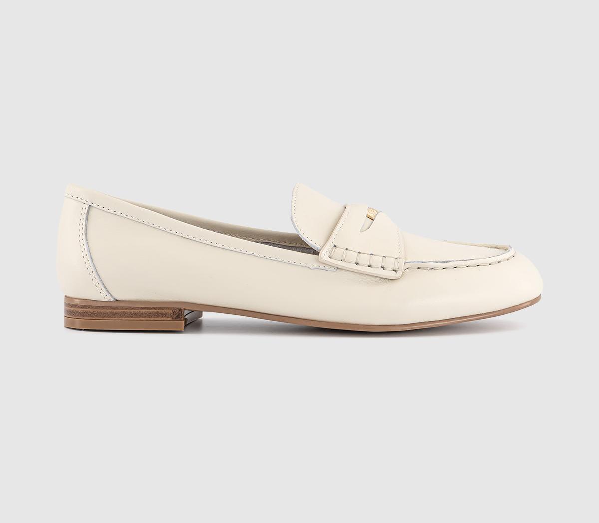OFFICEFamous Penny Loafers OFFICEFamous Penny LoafersWhite Leather
