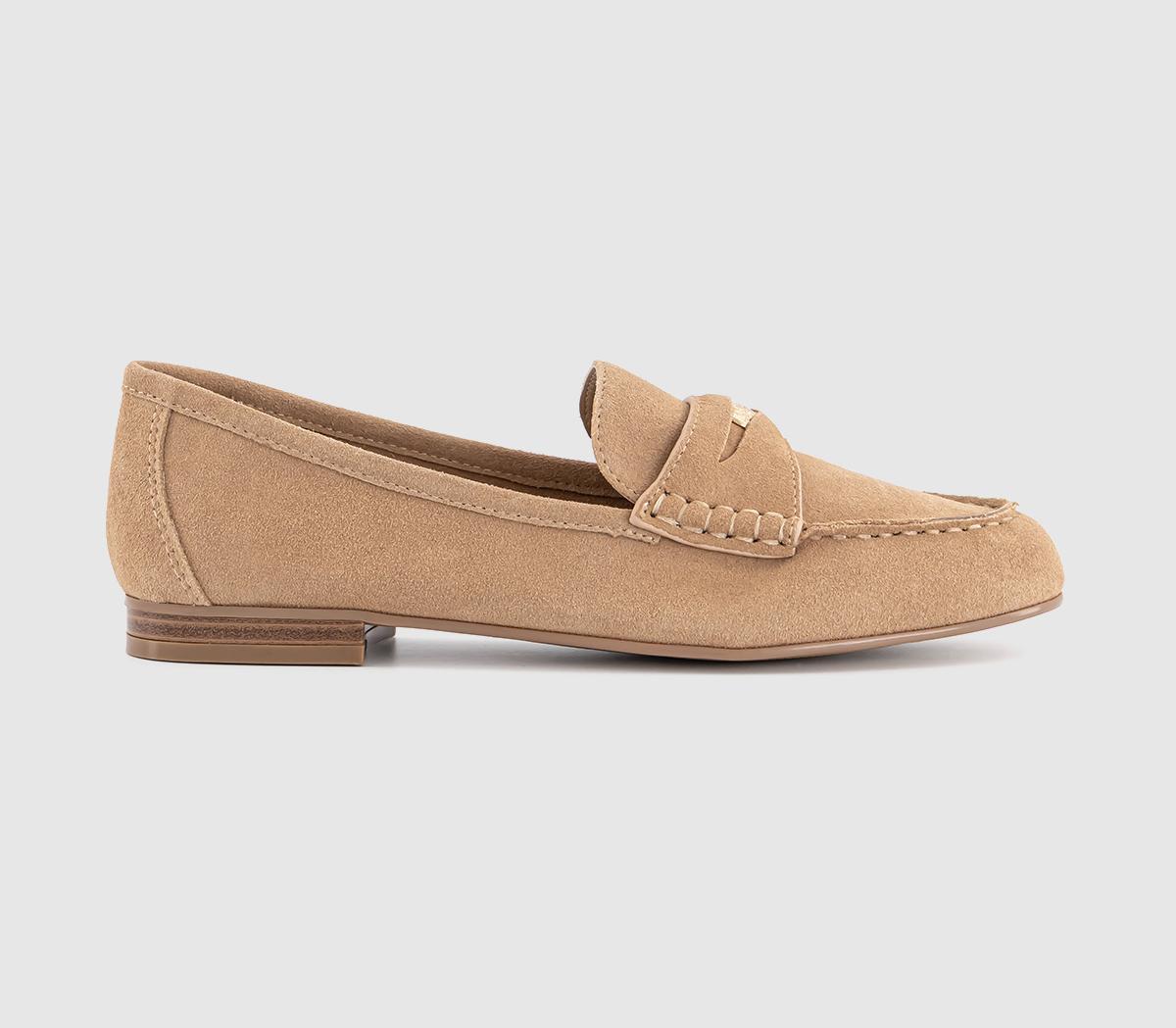 OFFICEFamous Penny Loafers OFFICEFamous Penny Loafers Taupe Suede