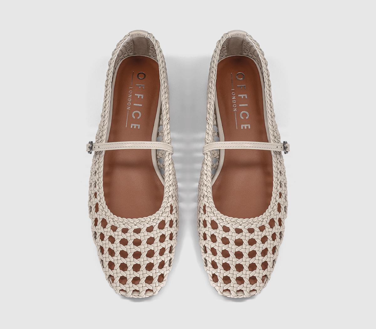 OFFICEFascinate Woven Mary JanesCream