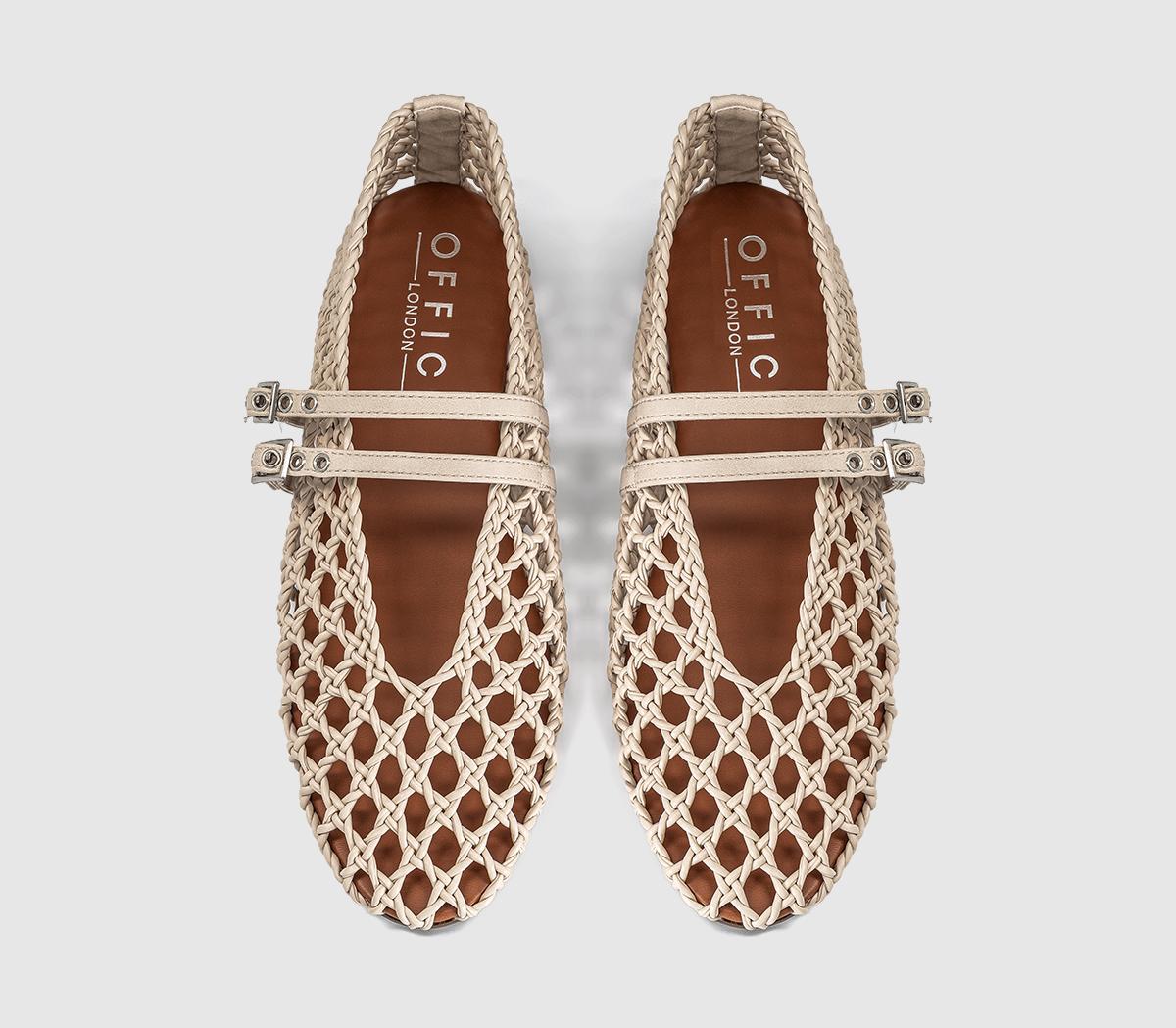 OFFICEFlirt Woven Mary Jane ShoesCream