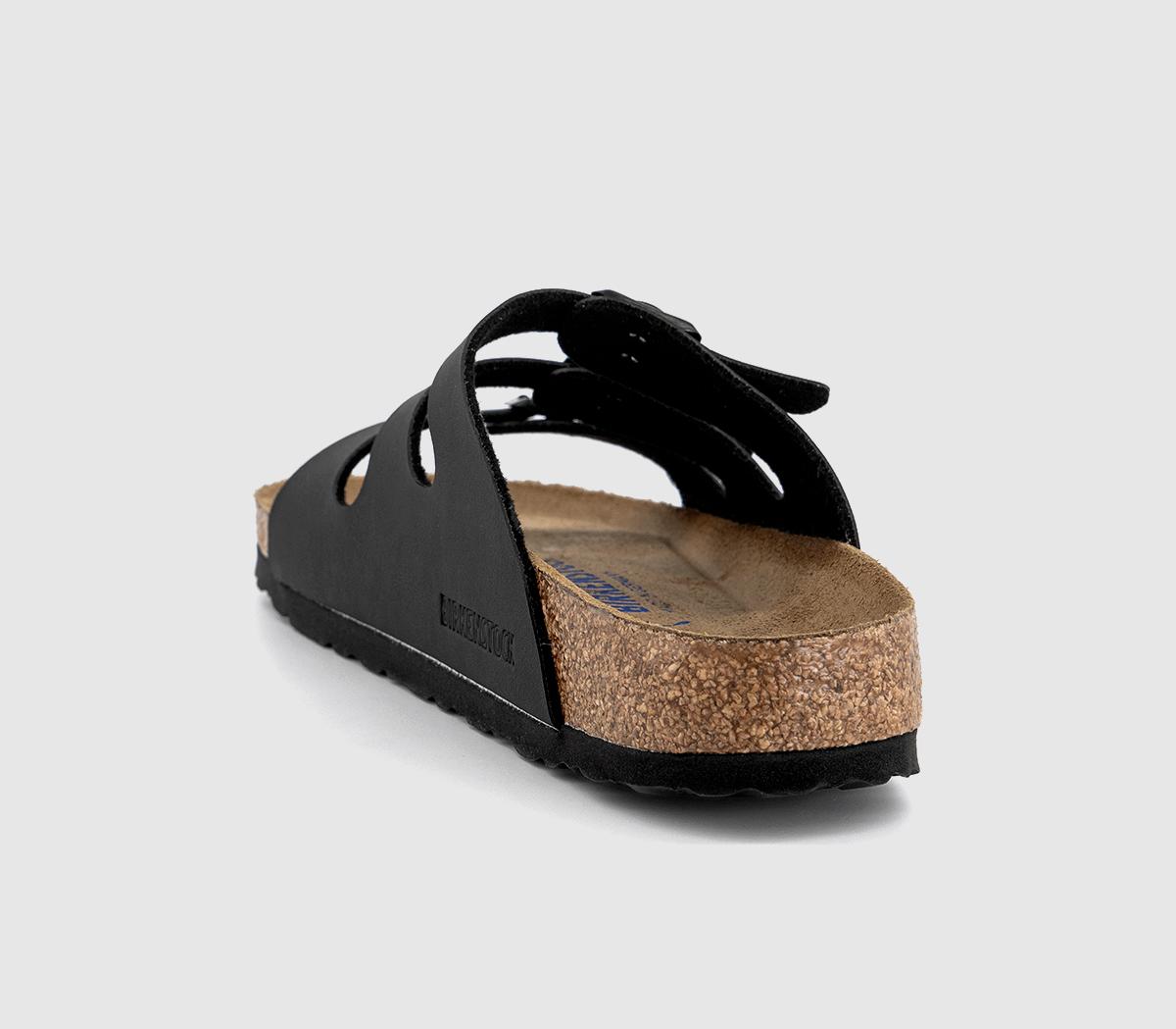BIRKENSTOCK Florida Soft Footbed Sandals BIRKENSTOCK Florida Soft Footbed Sandals Black Birko Soft Footbed