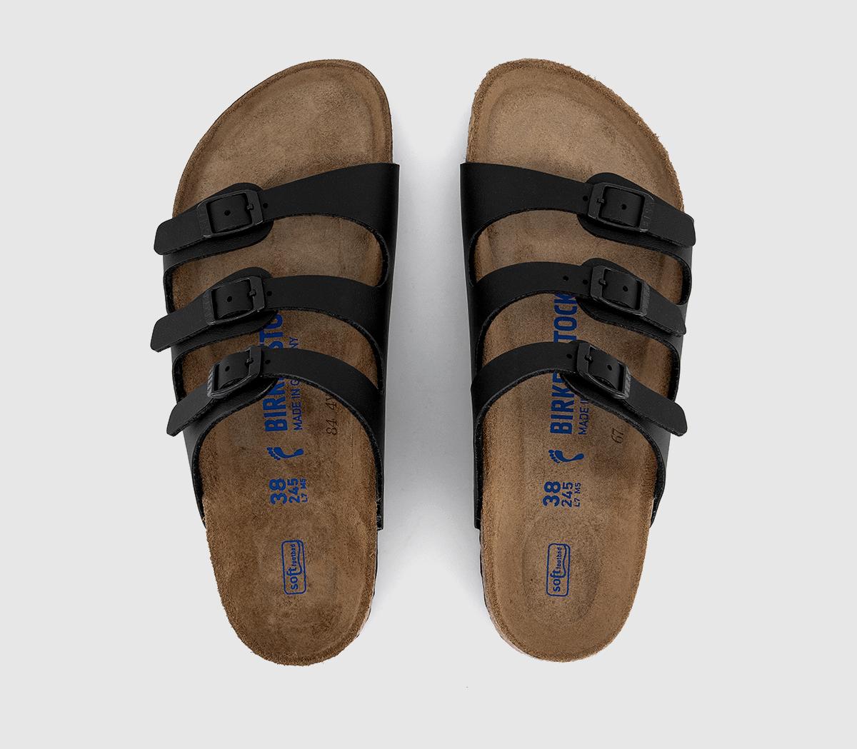 BIRKENSTOCK Florida Soft Footbed Sandals BIRKENSTOCK Florida Soft Footbed Sandals Black Birko Soft Footbed