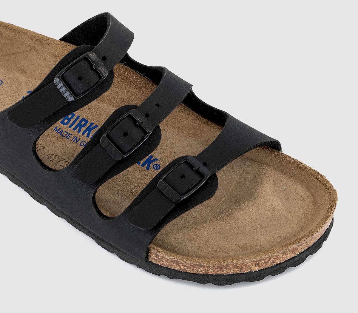 BIRKENSTOCK Florida Soft Footbed Sandals BIRKENSTOCK Florida Soft Footbed Sandals Black Birko Soft Footbed
