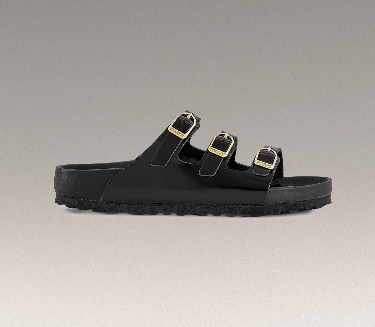 BIRKENSTOCKFlorida SandalsBlack Exq High Shine