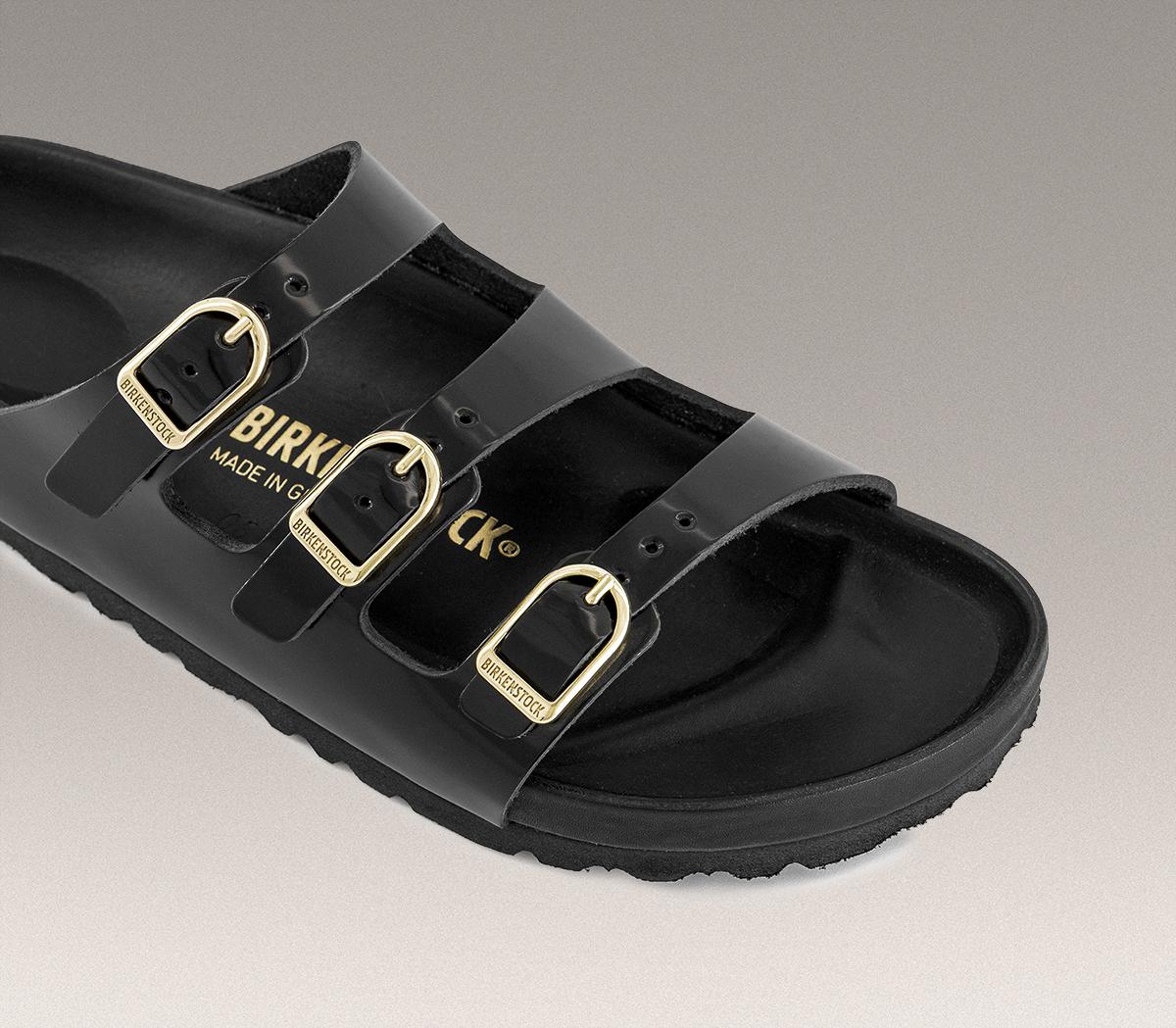 BIRKENSTOCKFlorida SandalsBlack Exq High Shine