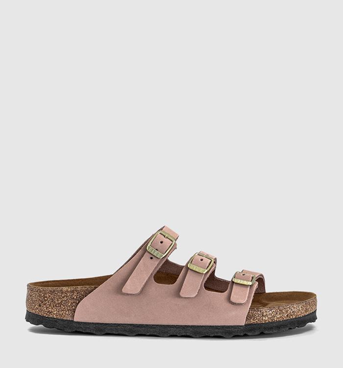 BIRKENSTOCK Florida Sandals Soft Pink Oiled Leather