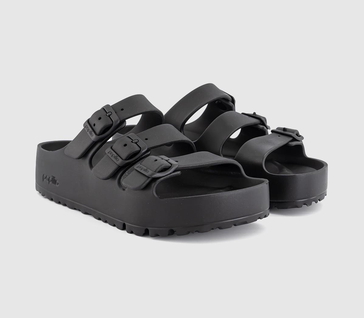 BIRKENSTOCK Florida Iii Flex Platform Sandals BIRKENSTOCK Florida Iii Flex Platform Sandals Black Eva