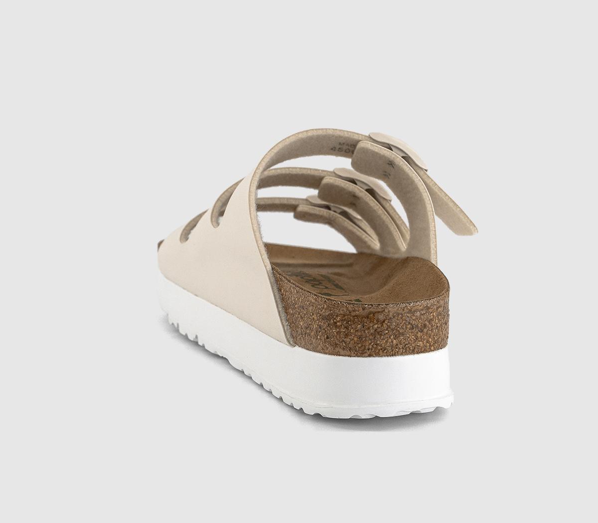 BIRKENSTOCKFlorida III Flex Platform Sandals BIRKENSTOCKFlorida III Flex Platform SandalsEggshell