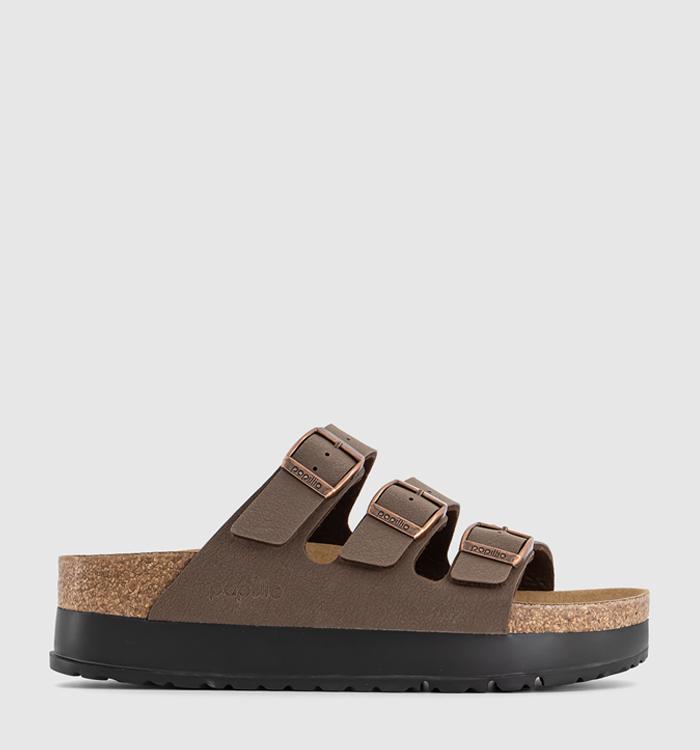 BIRKENSTOCK Florida III Flex Platform Sandals Mocha
