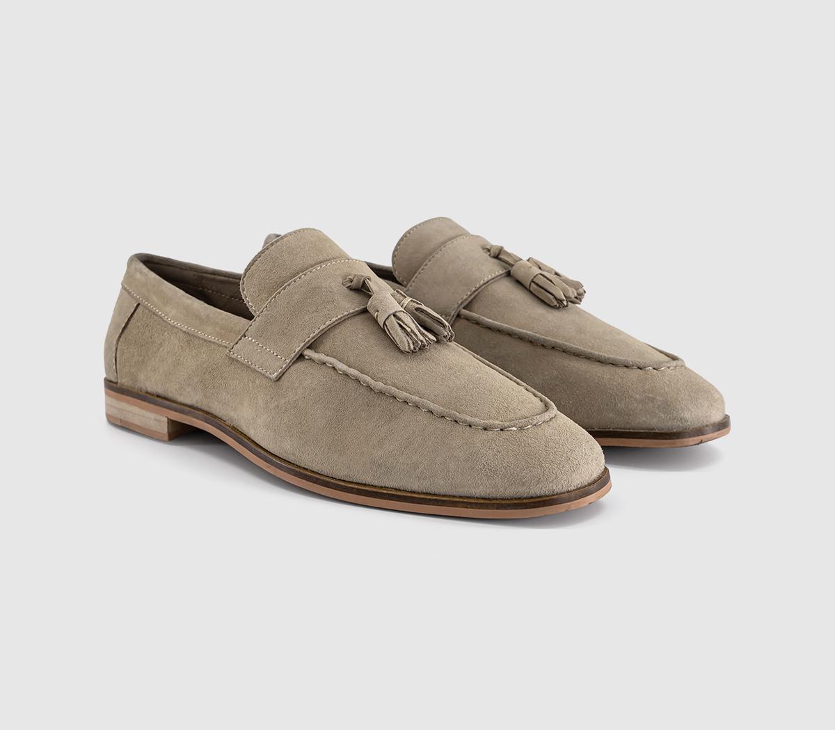 OFFICEMelrose Suede Tassel LoafersStone