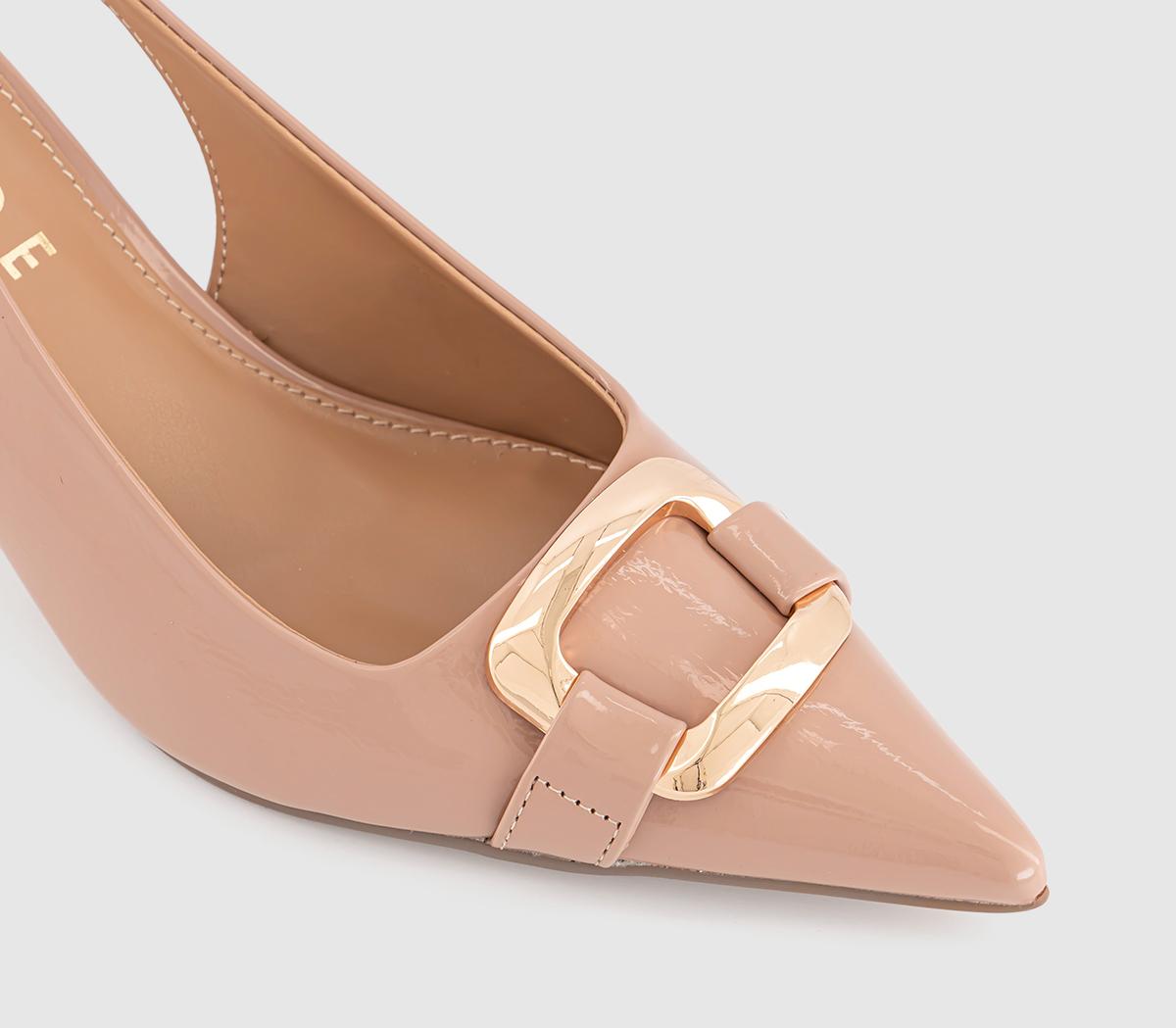 OFFICEMonti Metal Trim Court HeelsBlush Patent