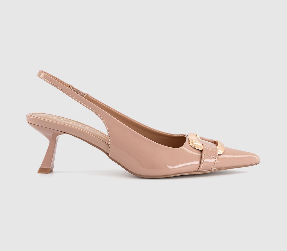 OFFICEMonti Metal Trim Court HeelsBlush Patent