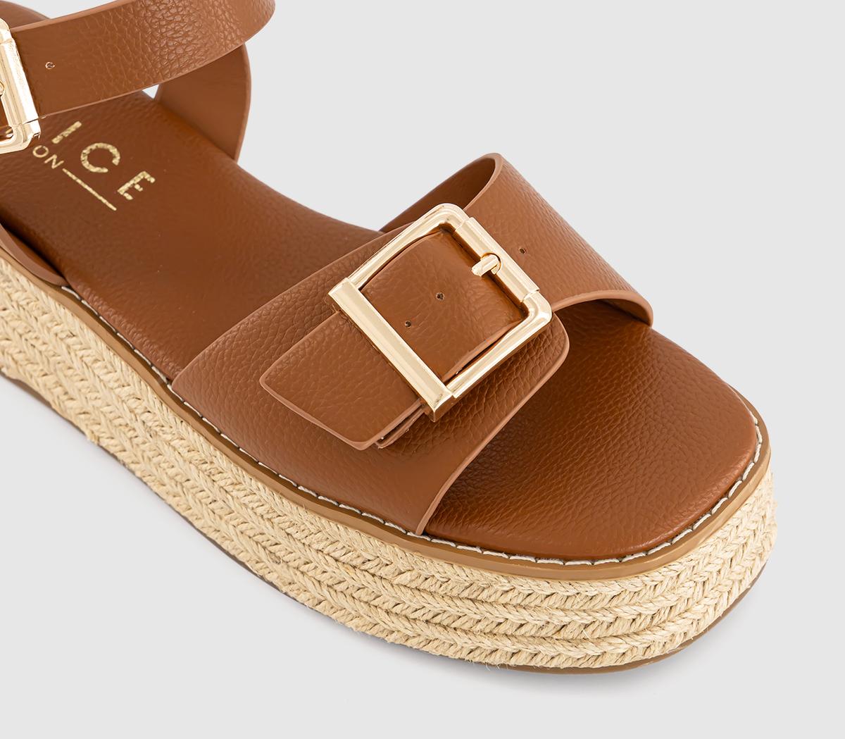 OFFICEMiller Espadrille Wedge SandalsTan