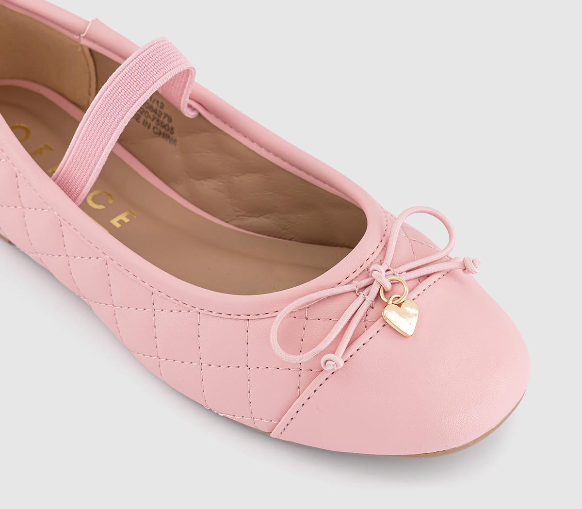OFFICE KidsGeorgia Bow Kids Ballet Pumps OFFICE KidsGeorgia Bow Kids Ballet PumpsBlush