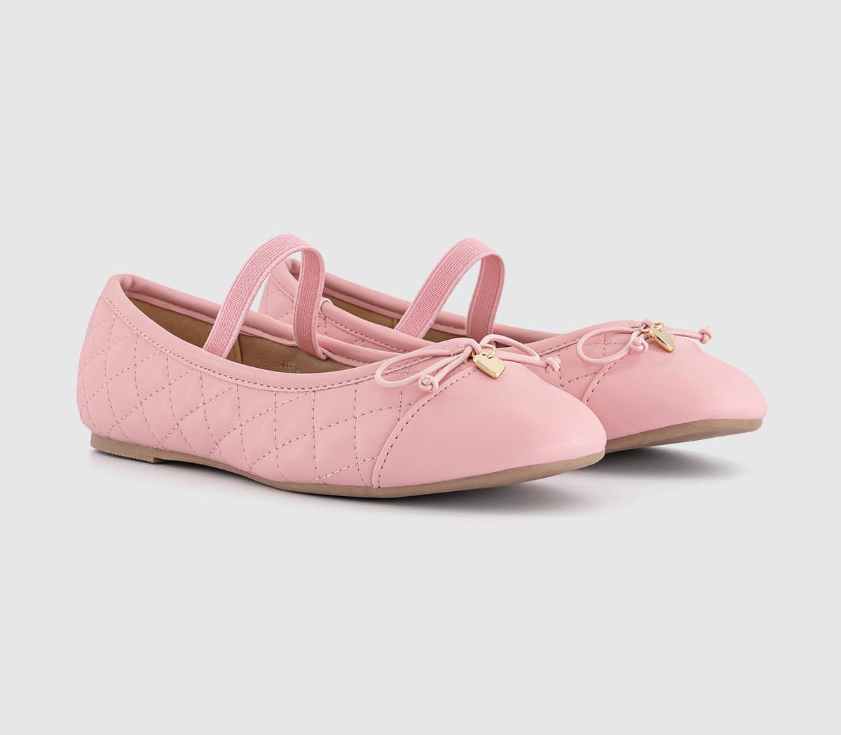 OFFICE KidsGeorgia Bow Kids Ballet Pumps OFFICE KidsGeorgia Bow Kids Ballet PumpsBlush