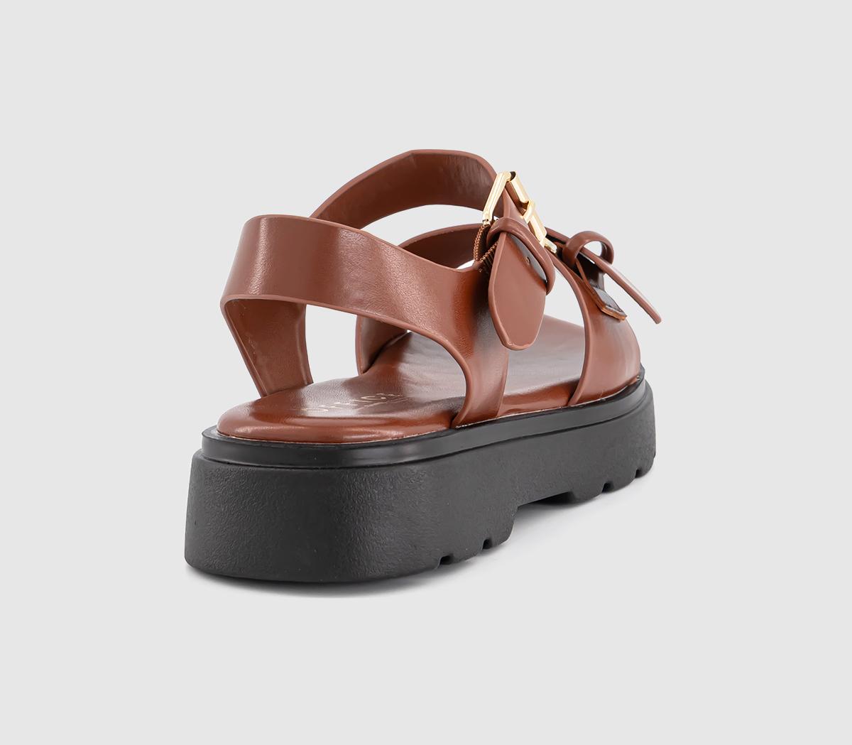 OFFICE Kids Gemma Double Buckle Chunky Kids Sandals OFFICE Kids Gemma Double Buckle Chunky Kids Sandals Tan