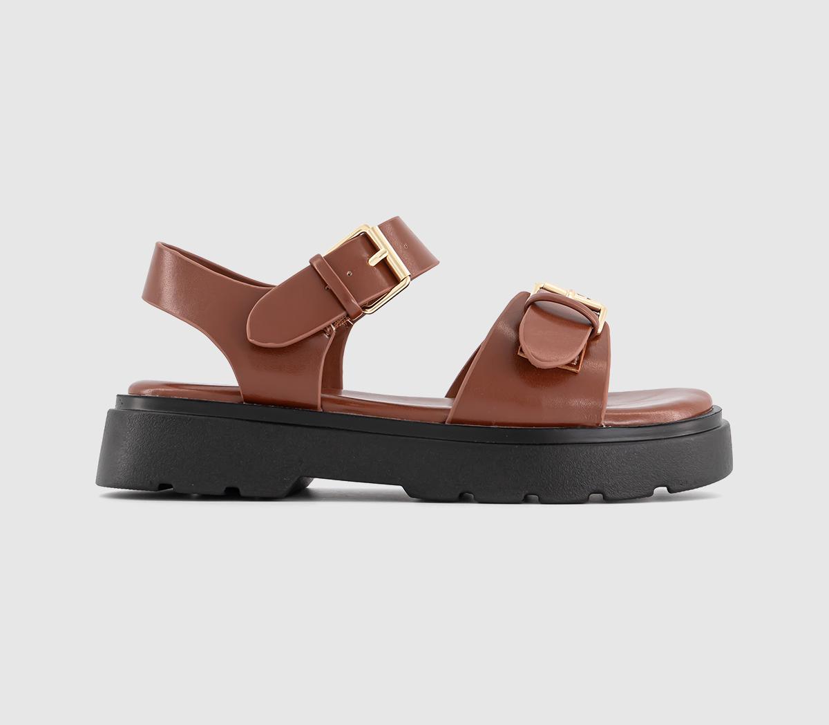 OFFICE KidsGemma Double Buckle Chunky Kids Sandals OFFICE KidsGemma Double Buckle Chunky Kids SandalsTan