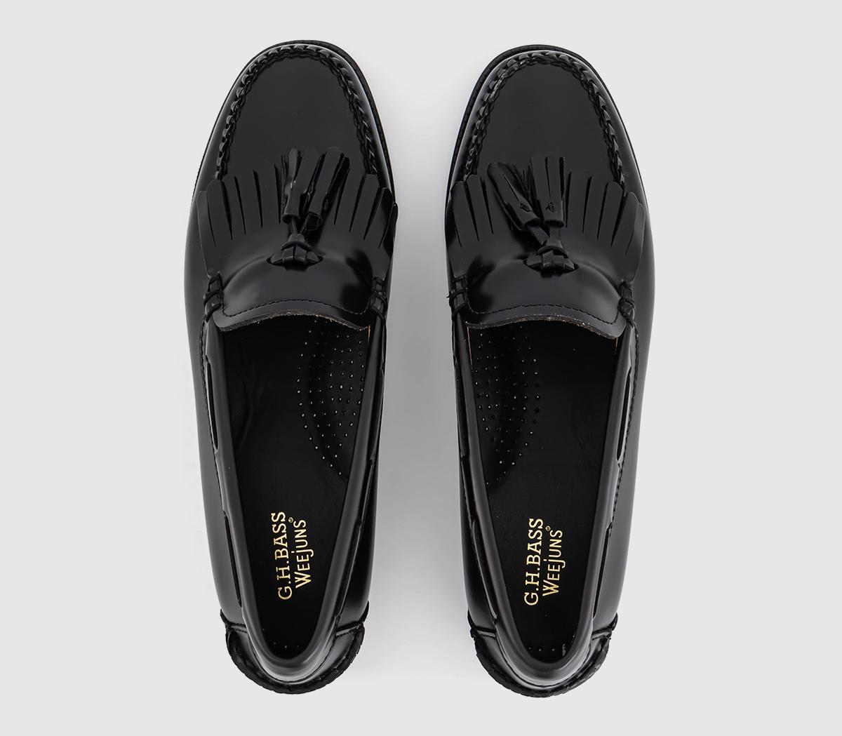 G.H Bass & Co Easy Weejun Kiltie Loafers G.H Bass & Co Easy Weejun Kiltie Loafers Black