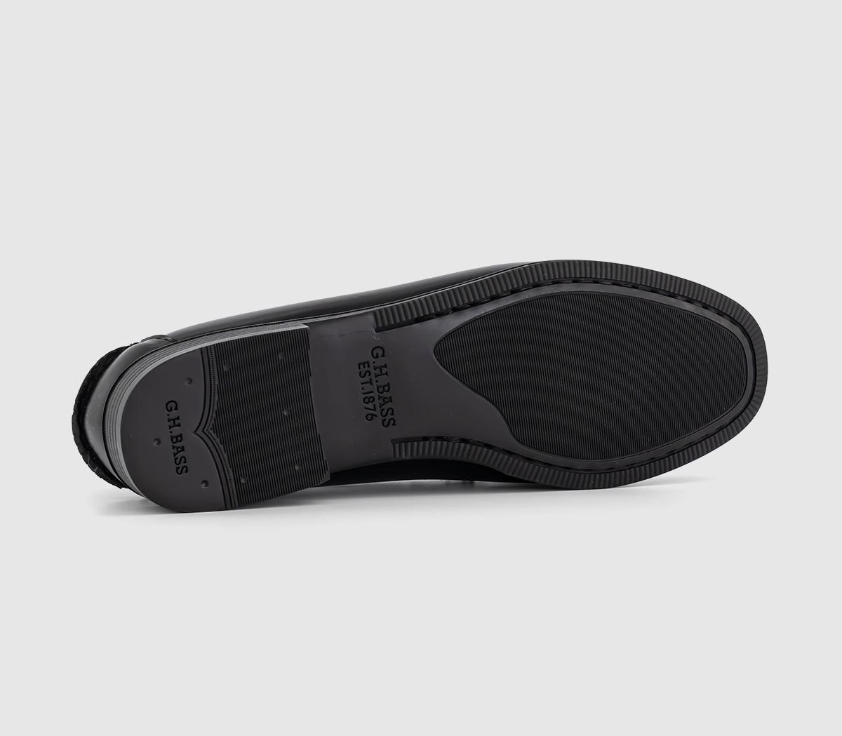 G.H Bass & Co Easy Weejun Kiltie Loafers G.H Bass & Co Easy Weejun Kiltie Loafers Black