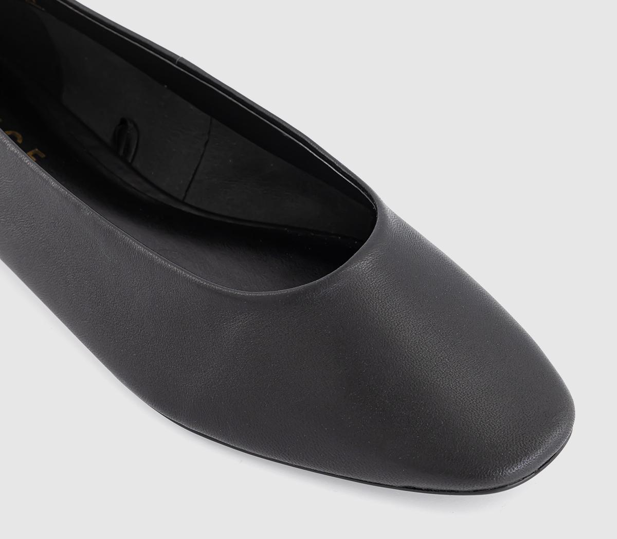 OFFICEFairytale Leather Ballet Pumps OFFICEFairytale Leather Ballet PumpsBlack Leather