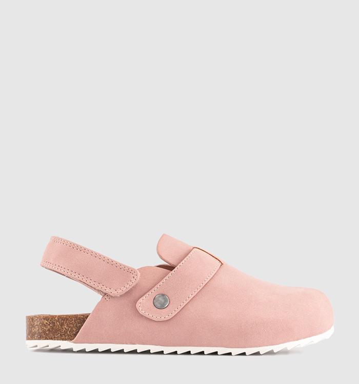 EARTHCHILD Willow Slingback Clogs Pink